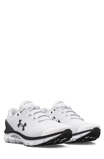 Under Armour Charged Gemini Running Shoe In White