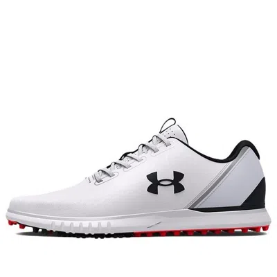 Under Armour Charged Medal Spikeless Golf 'white Mod Grey' In Gray