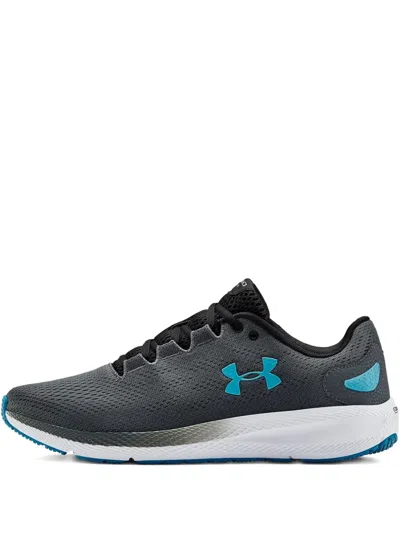 Under Armour Charged Pursuit 2 "grey/blue" Sneakers In Black