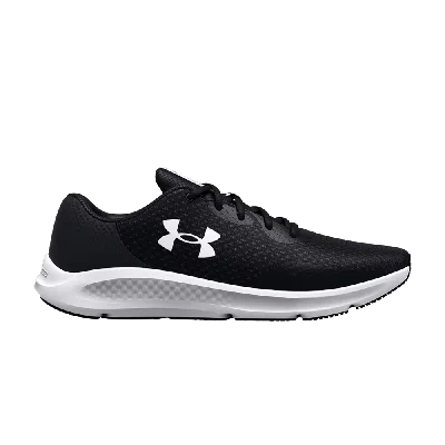 Pre-owned Under Armour Charged Pursuit 3 4e Wide 'black White'
