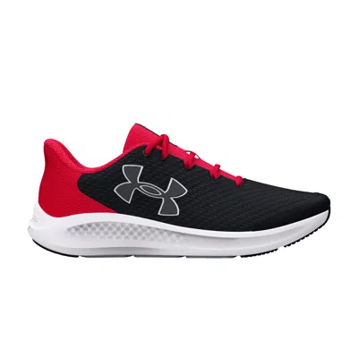 Pre-owned Under Armour Charged Pursuit 3 Gs 'big Logo - Black Red' | Kid's Size 4.5