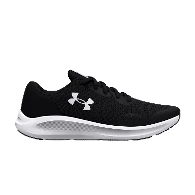 Pre-owned Under Armour Charged Pursuit 3 Gs 'black White'