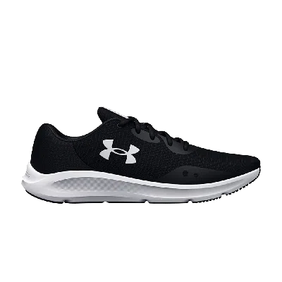 Pre-owned Under Armour Charged Pursuit 3 Tech 'black White'