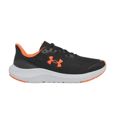 Pre-owned Under Armour Charged Pursuit 4 Gs 'black Ares Red' | Kid's Size 6