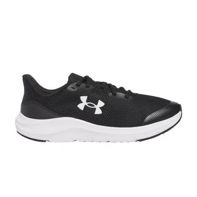 Pre-owned Under Armour Charged Pursuit 4 Gs 'black White' | Kid's Size 4