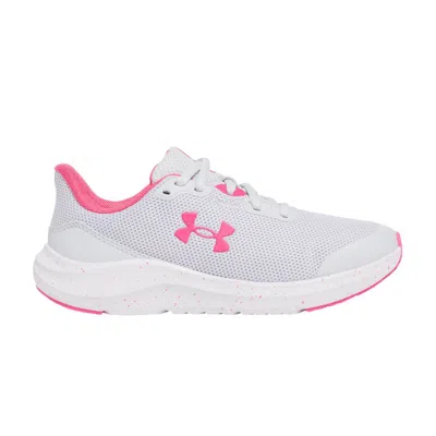 Pre-owned Under Armour Charged Pursuit 4 Gs 'distant Grey Super Pink' | Kid's Size 7