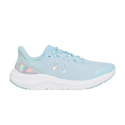 Pre-owned Under Armour Charged Pursuit 4 Gs 'stream Iridescent' | Blue | Kid's Size 6.5