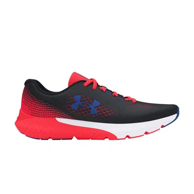 Pre-owned Under Armour Charged Rogue 4 Gs 'black Beta Blue' | Kid's Size 6.5