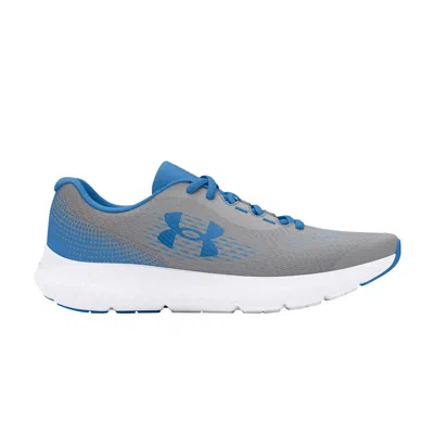 Pre-owned Under Armour Charged Rogue 4 Gs 'mod Grey Viral Blue' | Kid's Size 5.5 In Gray