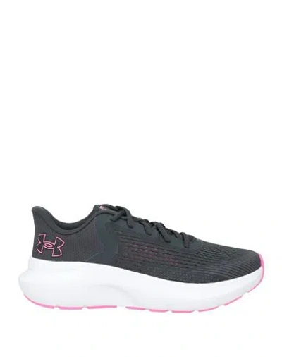 Under Armour Charged Rogue Woman Sneakers Black Size 7.5 Textile Fibers