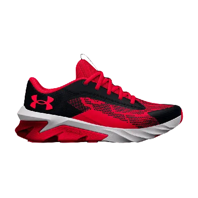 Pre-owned Under Armour Charged Scramjet 4 Gs 'black Red'
