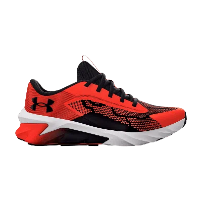 Pre-owned Under Armour Charged Scramjet 4 Gs 'phoenix Fire' In Red