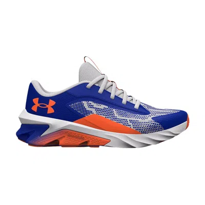 Pre-owned Under Armour Charged Scramjet 4 Gs 'royal Halo Grey' | Blue | Kid's Size 6
