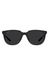Under Armour Circuit 54mm Gradient Polarized Rectangular Sunglasses In Black