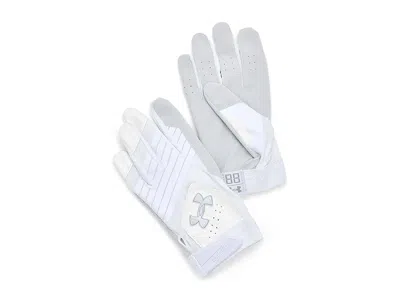 Under Armour Clean Up Baseball Gloves Over-mits Gloves White/white/metallic Silver: Lg