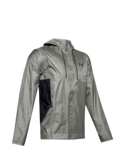 Under Armour Cloudburst Shell Hooded Jacket In Gray