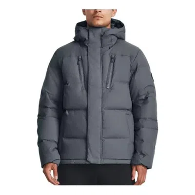 Under Armour Coldgear Infrared Down Crinkle Jacket 'pitch Grey' In Gray