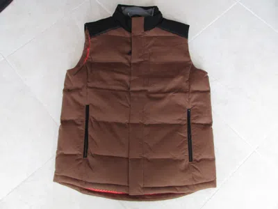 Pre-owned Under Armour Coldgear Infrared Fitted Cashmere Vest Mens Size L Brown $800.