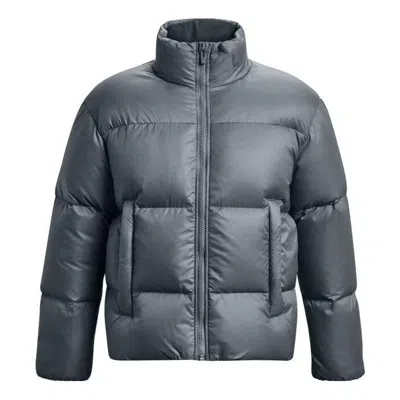 Under Armour Coldgear Infrared Puffer Jacket 'grey Blue' In Gray
