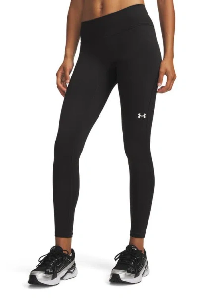Under Armour Coldgear Performance High Waist Leggings In Black