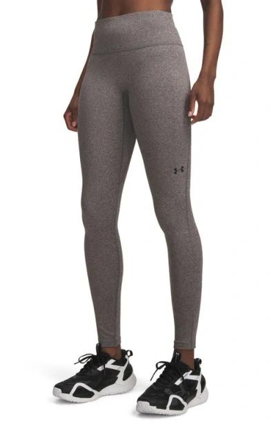 Under Armour Coldgear Performance High Waist Leggings In Gray
