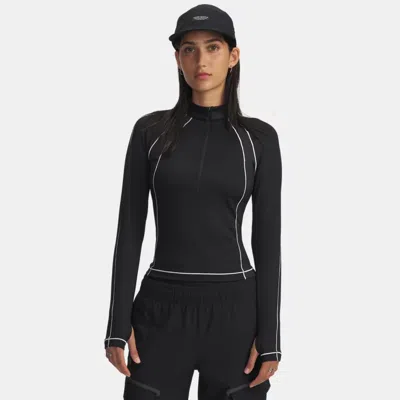 Under Armour Coldgear® Textured Women's ½ Zip Black