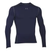 Under Armour Coldgeararmour Compression Crew Shirt 'navy' In Blue