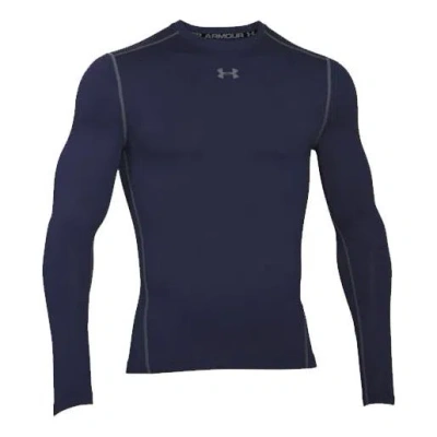 Under Armour Coldgeararmour Compression Crew Shirt 'navy' In Blue