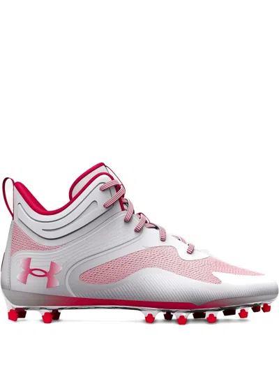 Under Armour Command Mc Mid "white/red" Cleats