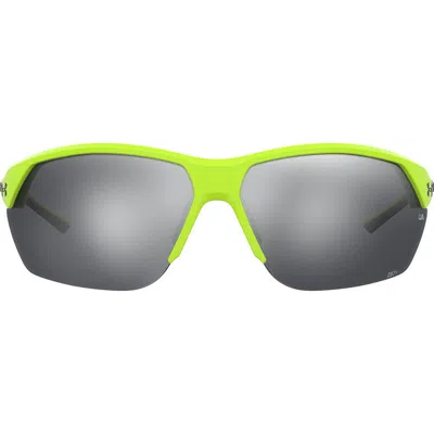 Under Armour Complete Half Rim Sunglasses In Yellow