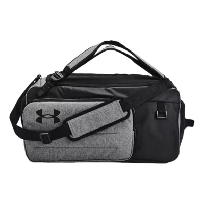 Under Armour Contain Duo Duffle 'black White' In Black/white/grey