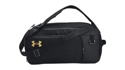 Pre-owned Under Armour Contain Duo Small Duffle In Black