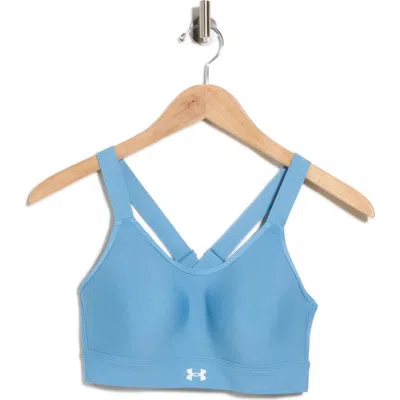 Under Armour Continuum High Support Racerback Sports Bra In Blue