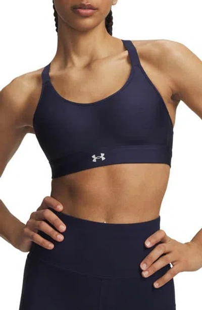 Under Armour Continuum Mid Impact Racerback Sports Bra In Blue