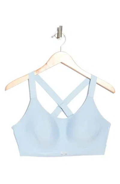 Under Armour Continuum Mid Impact Racerback Sports Bra In Blue