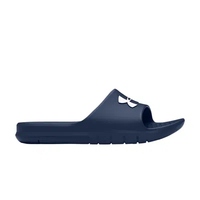 Pre-owned Under Armour Core Pth Slide 'academy' In Blue