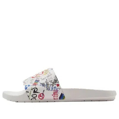 Under Armour Core Remix Slide 'pride' In White