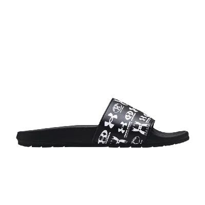 Pre-owned Under Armour Core Remix Slides '25th Anniversary' In Black