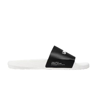 Pre-owned Under Armour Core Remix Slides 'white Black'