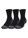 Under Armour Cotton-blend Socks (pack Of Three) In Black