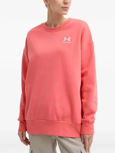 Under Armour Crew-neck Sweatshirt In Pink