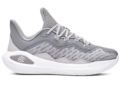 Pre-owned Under Armour Curry 11 Future Wolf Sneakers Inclay In White/white Clay/steel