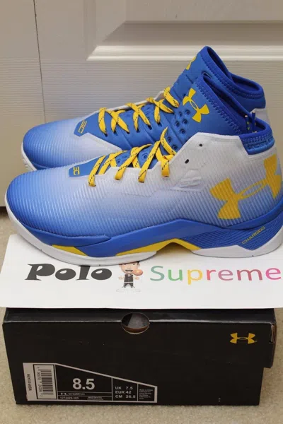 Pre-owned Under Armour Curry 2.5 Dubnation Mvp Champion Worriers Home Limited All Size In White