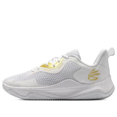 Under Armour Curry 3 Hovr Splash 'white Metallic Gold'
