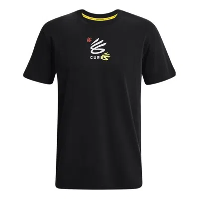 Under Armour Curry 3's Hvyweight T-shirt 'black Multi'