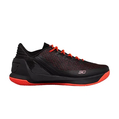 Pre-owned Under Armour Curry 3 Low 'black Red' | Men's Size 10.5