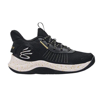 Pre-owned Under Armour Curry 3z7 Gs 'black Metallic Gold' | Kid's Size 6