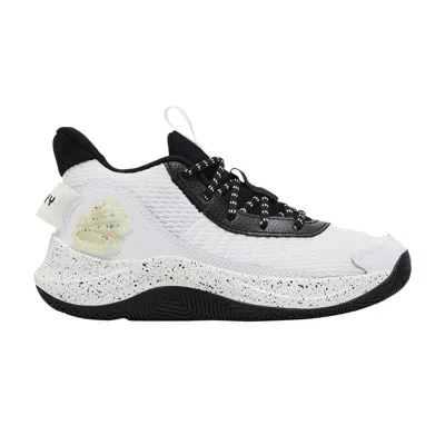 Pre-owned Under Armour Curry 3z7 Gs 'white Black' | Kid's Size 7
