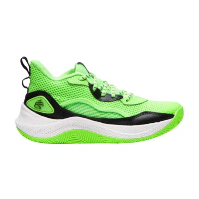 Pre-owned Under Armour Curry 3zer0 24 Gs 'hyper Green' | Kid's Size 6.5