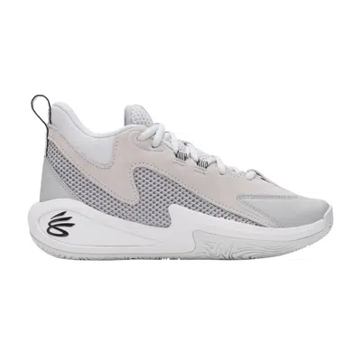 Pre-owned Under Armour Curry 3zer0 25 Sde Gs 'halo Grey' | Kid's Size 4.5 In Gray